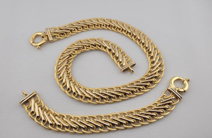Parure - 18 karaat Geel goud - PARURE ALTA GIOIELLERIA, Sieraden, Tassen en Uiterlijk, Antieke sieraden