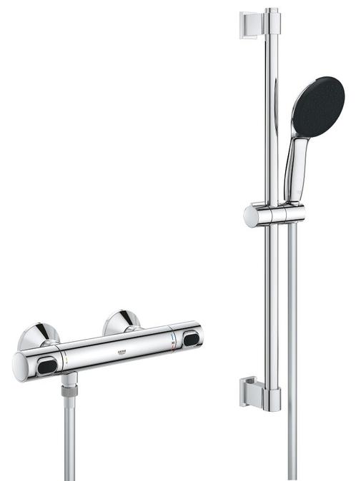 Grohe QuickFix Precision Flow Thermostatische, Doe-het-zelf en Verbouw, Sanitair, Kraan, Nieuw, Chroom, Ophalen of Verzenden