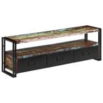 vidaXL Tv-meubel 120x30x40 cm massief gerecycled hout, Huis en Inrichting, Kasten | Televisiemeubels, 100 tot 150 cm, Verzenden