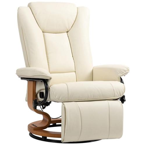 TRUUSK Relaxstoel Draaibaar TV-stoel Met Ligfunctie En Voete, Huis en Inrichting, Fauteuils, Nieuw, Verzenden