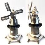 Miniatuur beeldje - Zilveren molen 14cm - .925 zilver, Antiek en Kunst, Antiek | Goud en Zilver