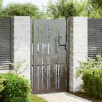 vidaXL Tuinpoort Anders met slot Zwart 105 x 175 cm, Verzenden, Nieuw
