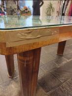 Tafel - Glas, Hout - Tafelblad in mozaïek van glas.