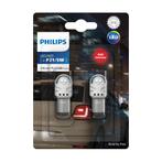 Philips LED Retrofit P21/5W Rood BAY15d 12V 2 Stuks, Ophalen of Verzenden, Nieuw