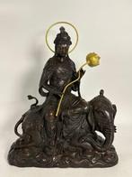 Guanyin Standbeeld 40 cm / 8.5 kg - Brons - China - Eind 20e