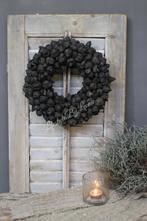 Krans Coco fruit black 30 cm, Huis en Inrichting, Ophalen of Verzenden, Nieuw