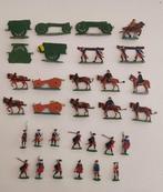 Frankrijk - 31 x Tinnen Soldaatjes - Wagens - Paarden -, Nieuw