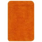 Badmattenset stof oranje 3-delig (Badkamer, Interieur), Verzenden