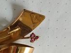 Broche - 18 karaat Geel goud - Robijn, Sieraden, Tassen en Uiterlijk, Antieke sieraden