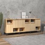 vidaXL Dressoirs 3 st 60x35x70 cm bewerkt hout sonoma, Huis en Inrichting, Kasten | Dressoirs, Verzenden, Nieuw, 50 tot 100 cm