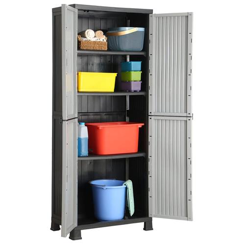 vidaXL Opbergkast 68x39x171,5 cm kunststof, Huis en Inrichting, Kasten | Overige, Nieuw, Verzenden