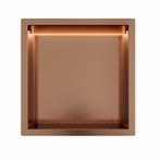 Copper RVS Inbouwnis 30x30x7cm met RGB verlichting, Verzenden, Nieuw