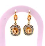 Zonder Minimumprijs - Cocktail oorbellen - 9 kt. Geel goud,, Sieraden, Tassen en Uiterlijk, Antieke sieraden