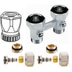 Set recht 16mm Alu/Pex - handwiel - Radson Intergra, Verzenden, Nieuw