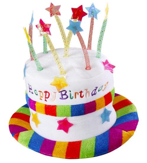 Happy Birthday Hoed, Hobby en Vrije tijd, Feestartikelen, Nieuw, Verzenden