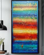 Ksavera - Abstract A1391 - painting on XXL canvas 210cm, Antiek en Kunst