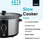 2dekans | MOA Slowcooker met Timer - 6,5L - Ø 24,5cm -, Ophalen of Verzenden, Zo goed als nieuw