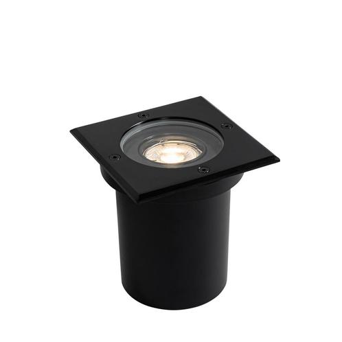 Buiten grondspot zwart vierkant verstelbaar IP65 - Delux, Tuin en Terras, Buitenverlichting, Nieuw, Minder dan 50 watt, Overige materialen