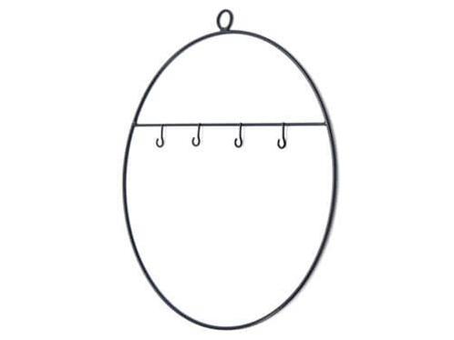 Metalen ring met haakjes zwart 30cm metalenframe om, Hobby en Vrije tijd, Knutselen, Nieuw, Ophalen of Verzenden