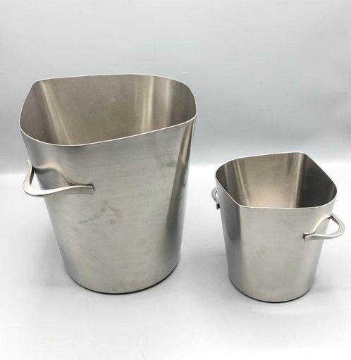 Létang Rémy - Champagne koeler - roestvrij staal - Twee, Antiek en Kunst, Kunst | Designobjecten