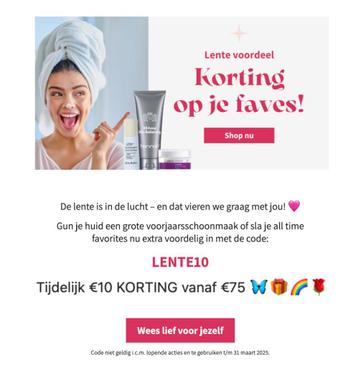 Tijdelijk €10 KORTING vanaf €75 beschikbaar voor biedingen