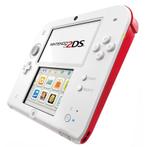 Nintendo 2DS Wit/Rood (Nette Staat & Krasvrije Schermen), Ophalen of Verzenden, Zo goed als nieuw