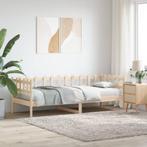 vidaXL Slaapbank zonder matras 80x200 cm massief grenenhout, Eenpersoons, Bruin, Verzenden, Nieuw
