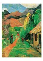 Kunstdruk Paul Gauguin - Chemin a papeete 50x70cm, Verzenden, Nieuw