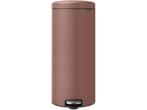 Brabantia NewIcon Prullenbak - 30 liter - Satin Taupe, Verzenden, Zo goed als nieuw