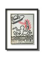 Keith Haring - Galerie Watari 1983 exhibition poster - Jaren, Antiek en Kunst