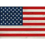 Vintage Amerikaanse vlag poster 84 x 59 cm - Amerika versi.., Nieuw, Ophalen of Verzenden