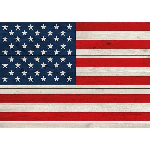 Vintage Amerikaanse vlag poster 84 x 59 cm - Amerika versi.., Hobby en Vrije tijd, Feestartikelen, Ophalen of Verzenden