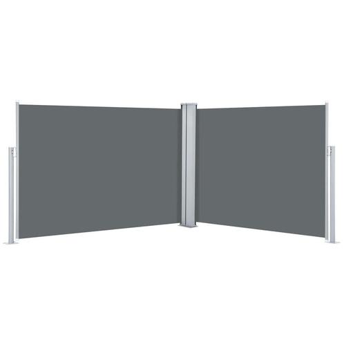 Terrasscherm Antraciet | Retourdeal Topkwaliteit -40%, Tuin en Terras, Tuinhekken en Hekwerk, Nieuw, Aluminium, Tuinhek, Ophalen of Verzenden