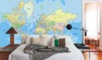 Vlies fotobehang Grote wereldkaart 2 - Behang op maat, Huis en Inrichting, Verzenden