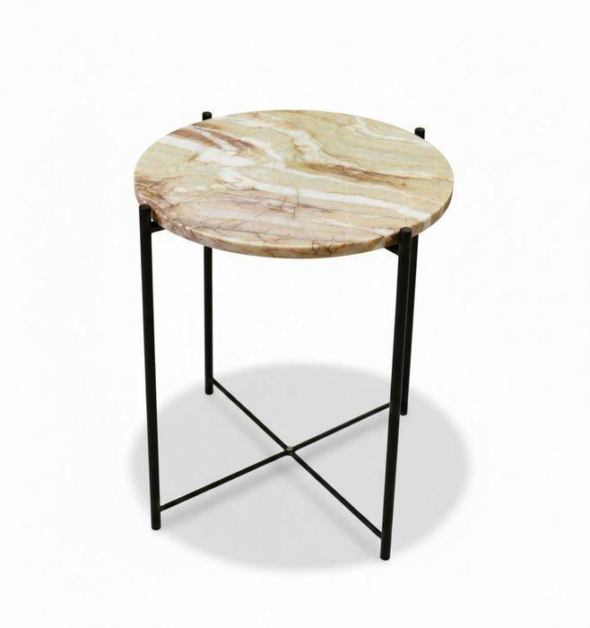 Tuscan Marbles - K.S.tyle - Salontafel - Staal, Marmer -, Antiek en Kunst, Curiosa en Brocante