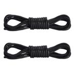 Fako Fashion® - Schoenveters - Rond - Gewaxt Katoen -  2.5mm, Kleding | Heren, Schoenen, Verzenden, Nieuw