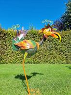 Beeldje - Gekke vogel - IJzer, Metaal