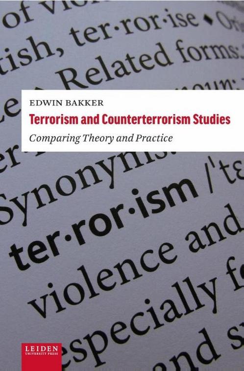 9789087282219 Terrorism and counterterrorismstudies, Boeken, Schoolboeken, Zo goed als nieuw, Verzenden