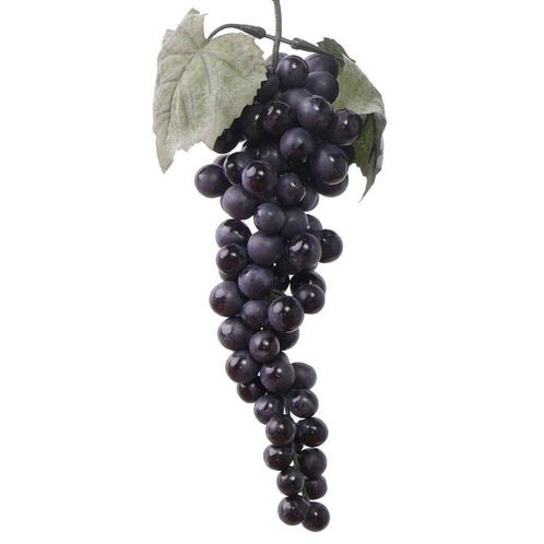 Blauwe kunstfruit druiventros 28 cm - Kunst fruit, Huis en Inrichting, Woonaccessoires | Overige, Ophalen of Verzenden