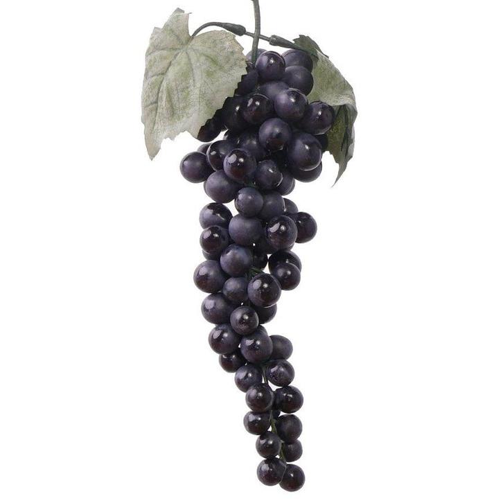Blauwe kunstfruit druiventros 28 cm - Kunst fruit, Huis en Inrichting, Woonaccessoires | Overige, Ophalen of Verzenden