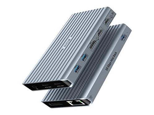 AYCLIF 11-in-1 USB C Hub, USB C Docking Station Triple, Computers en Software, Apple Macbooks, Zo goed als nieuw, Verzenden