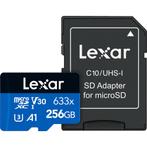 Lexar MicroSD Blue Series UHS-I 633X 256GB V10, Audio, Tv en Foto, Fotografie | Geheugenkaarten, Nieuw, Overige merken, Overige typen