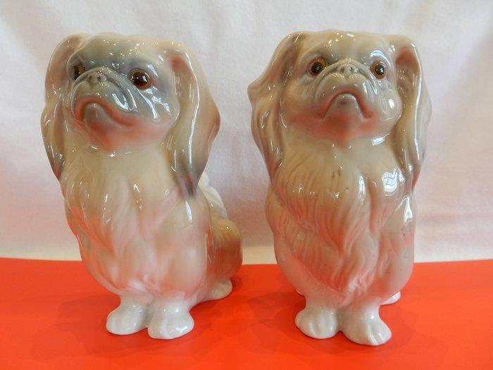 Lladró - Beeldje - Pekinees (2) - Porselein, Antiek en Kunst, Antiek | Glas en Kristal