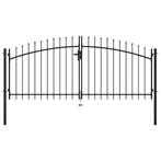 Hekpoort met Speren - 300x150 - OP=OP! - Tuinpoort, Tuin en Terras, Met poort, Nieuw, Ophalen of Verzenden, Tuinhek