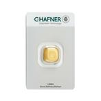 1 troy ounce goudbaar C. Hafner nugget, Verzenden