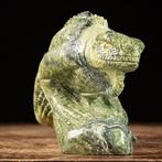 Realistische iguana beeldhouwwerk - Serpentine Group -