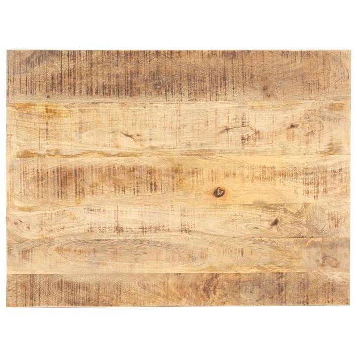 vidaXL Tafelblad 15-16 mm 80x60 cm massief mangohout, Huis en Inrichting, Tafels | Eettafels, Nieuw, Verzenden
