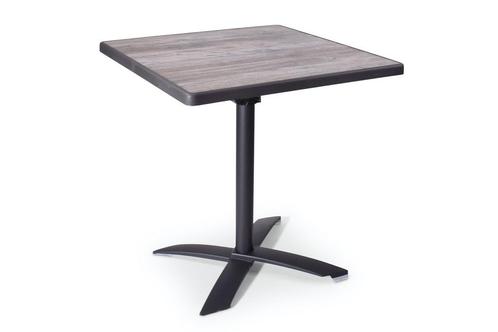 Terrastafel opklapbaar | 70x70cm | Helsinki, Tuin en Terras, Tuintafels, Nieuw, Kunststof, Vierkant, Ophalen of Verzenden