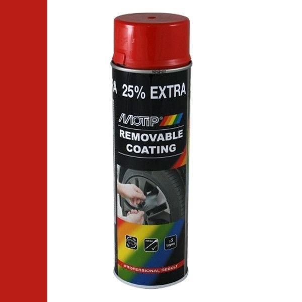 Motip Removable Coating Rood 500 ml, Doe-het-zelf en Verbouw, Verf, Beits en Lak, Nieuw, Ophalen of Verzenden
