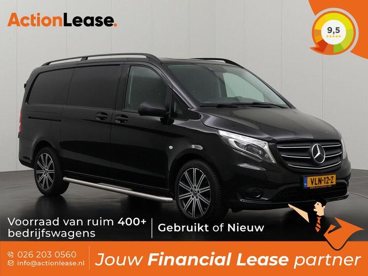 Mercedes Vito Bestelbus L2 H1 2021 Diesel Automaat, Auto's, Mercedes-Benz, Dealer onderhouden, Te koop, Zwart, Automaat, Financial lease